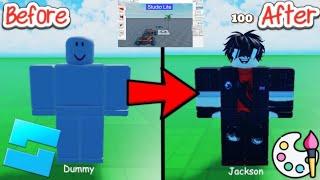 Tutorial how to make Dummy With health bar in studio lite