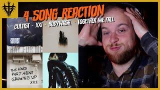 HEAVIEST TRACKS THIS YEAR!? - 4 Song Reaction | Cultist "Pray for Me" Deathcore