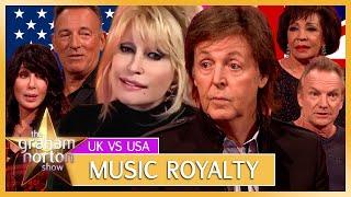 US v UK Music Royalty | The Graham Norton Show