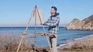 PLEIN AIR oil painting COASTAL CALIFORNIA