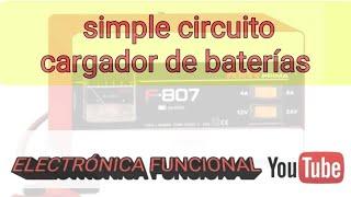 Circuito cargador de baterías: similar y puntual