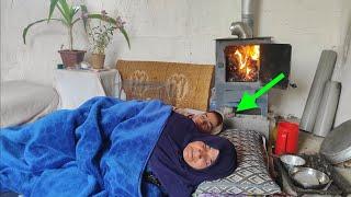 Traditional bath for mother-in-law with fire under the barrel – heart-warming