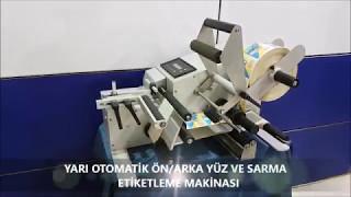 ERDA yarı otomatik etiketleme makinası, ERDA semi automatic labeller, etichettatrice, etikettiermasc