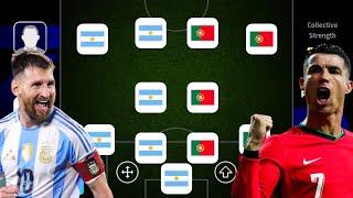 ARGENTINA X PORTUGAL!  BEST SPECIAL SQUAD BUILDER!! EFOOTBALL 2025 MOBILE