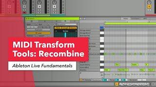 Ableton Live MIDI Transform Tools: Recombine | Music Production | Berklee Online | Erin Barra