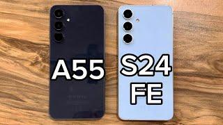 Samsung Galaxy S24FE vs Samsung Galaxy A55