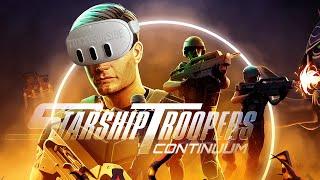 Starship Troopers: Continuum | FAST PREVIEW PURE VR GAMEPLAY MECHANICS | META QUEST | SILENT PLAYER