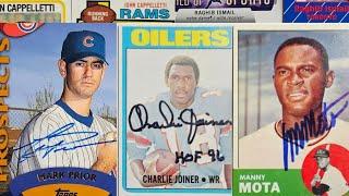 My Weekly TTM Autograph Haul #45 - 13 Returns (Mark Prior, Charlie Joiner, John Cappelletti & more)