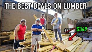 The SECRET Behind Getting the BEST DEALS on the BEST LUMBER!