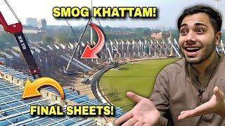 ANOTHER BREAKING!  All Floors Completed! | Beautiful Sunny Day At Gaddafi Stadium | New Video