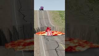 EPIC Mixer Truck vs HUGE Pit! BeamNG.drive #Wow