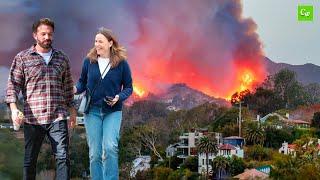 Ben Affleck relieved to be safe as he helps Jennifer Garner flee California wildfires