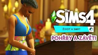  Jsou pohřby rozbité? VŠE O POHŘBECH A ZÁVĚTÍCH  (The Sims 4 Život a smrt Gameplay)