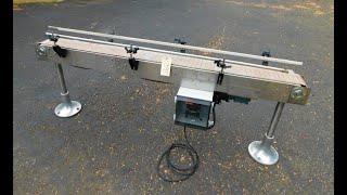 Garvey stainless steel table top chain conveyor