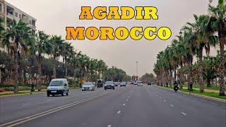 أكادير جولة في شوارع المدينة DRIVING IN AGADIR MOROCCO