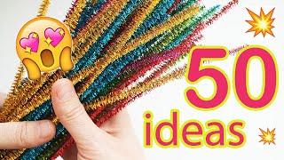 THE BIGGEST COLLECTION  50 IDEAS  Chenille Wire  Christmas  New Year