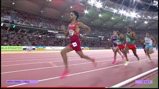 World athletics championships Budapest 23 final 5000 m jakob inGebrigtsen 