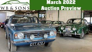 WB & Sons March 2022 Classic Car Auction Preview - Classic Fords EVERYWHERE!