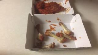 Mexican BLAZIN hot wing challenge