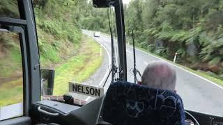 Intercity Bus Ride to Franz Josef Glacier, New Zealand