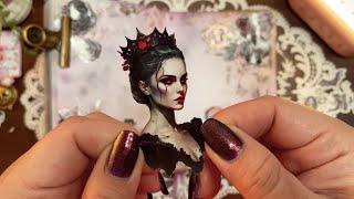 ASMR | Vampire Queen  | Paper Wrld | Relaxing Scrapbooking & Unboxing | No Music | No Talking