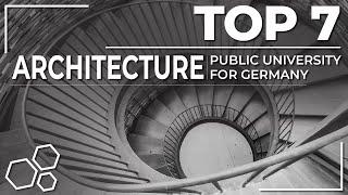 Top 7 Public Universities to Study Architecture in Germany ️