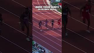 Men's 100m SEMI-FINALS Full Race US Olympic Trials - Kenny Bednarek