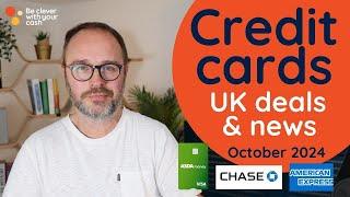 Chase UK credit card? Plus 60,000 Avios welcome, Asda cashback cut & more (UK CREDIT CARDS Oct 2024)