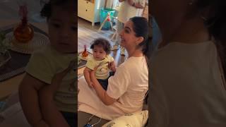 Love the way Sonam Kapoor was trying to cheer up this cute baby ️ | #shorts #baby