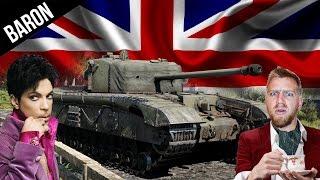 Black Prince & Sherman Firefly Gameplay - War Thunder 1.53 British Tanks