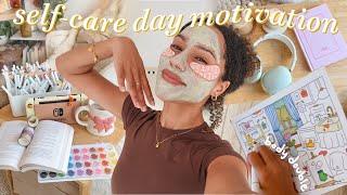 Spend a Self-Care Day With Me️~ body care & cozy hobby body double