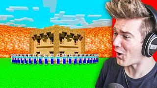 TSUNAMI LAWY vs 100 WIDZÓW  | Minecraft Extreme