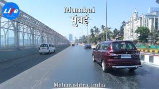 Driving Mumbai City - 4K HDR - Coastal Road Mumbai Update - Nariman Point to Dadar