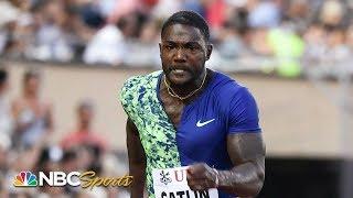 Justin Gatlin continues to defy Father Time in Diamond League 100 Meters | NBC Sports