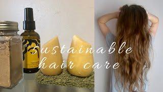 Zero Waste, Sustainable Hair Care Routine