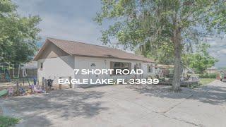 7 Short Road. Eagle Lake, FL 33839, Blossom Real Estate Group