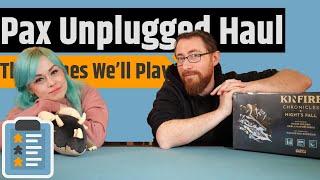 Pax Unplugged 2024 Haul Video - Bags, Games, Clothes & Stuffed....Things