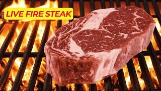 The Secret To Grilling a Rib-Eye Steak Over an Open Fire | The Best Steak Frites I've Ever Made