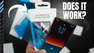 Samsung Anti-Reflecting Screen Protector Review & Install Galaxy S24 Ultra