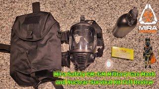 Mira Safety CM-6M Gas Mask + Nuclear Survival Kit Review - This Mask Survived A 3 Alarm Fire!