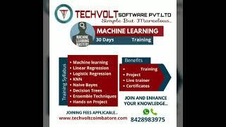 #Summer_internship|Internship in Coimbatore | Engineering Students| Techvolt Software