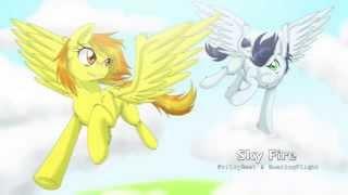 Sky Fire - FritzyBeat hugs SoaringFlight