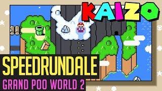 Grand Poo World 2-Speedrun (schwerstes Kaizo-Mario) in 1:59:07 von Dennsen86 | Speedrundale