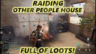 Once Human Raiding Other People House, Full of Loots! Becareful When PVP In This Game!