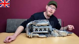 Mould King  10168  - V8 TwinTurbo Engine- Review