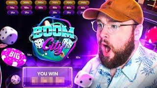 I PLACED MASSIVE HIGH ROLLER BOOM CITY BETS AND WON BIG!