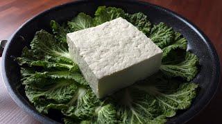 When I make tofu like this, the smell of spring fills my mouth.