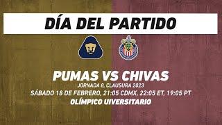 Pumas vs Chivas: Liga MX