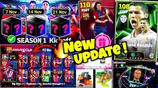 New Mystery Box & Club Packs  eFootball™ 2025 Thursday Update, Free Coins & Player Exchange Ticket