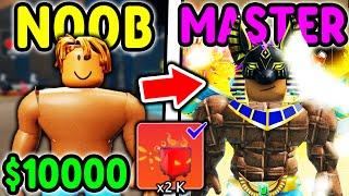 I Went NOOB To MASTER With $10000 ROBUX in Roblox Swim League..